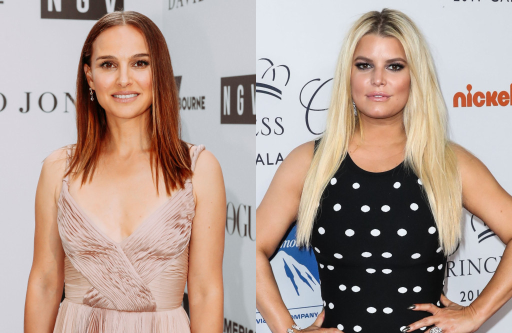 Natalie Portman, Jesica Simpson Natalie Portman, Jesica Simpson
